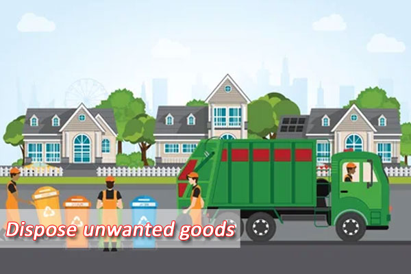 Dispose unused households or office Item